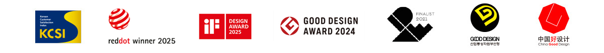 KCSI, reddot winner 2021, DESIGN AWARD 2021, GOOD DESINGN AWARD 2021, FINALIST 2021, GOOD DESIGN 산업통상자원부선정, 中国好设计 china Good Design
